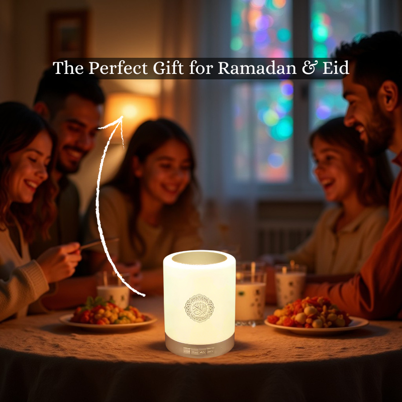Darlida™ Quran Touch Lamp – Smart Quran Speaker & LED Night Light