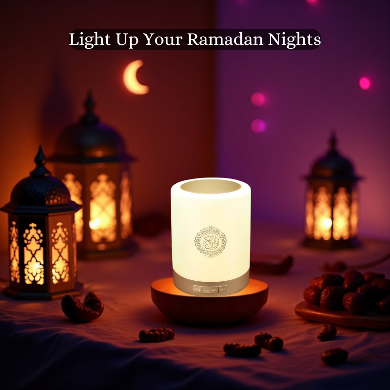 Darlida™ Quran Touch Lamp – Smart Quran Speaker & LED Night Light