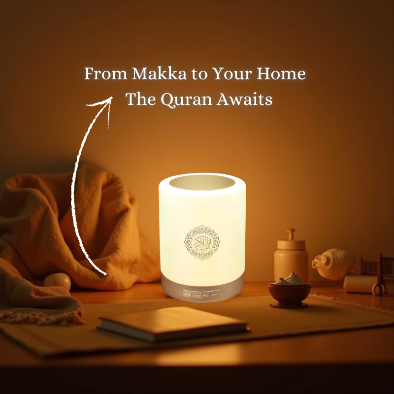 Darlida™ Quran Touch Lamp – Smart Quran Speaker & LED Night Light