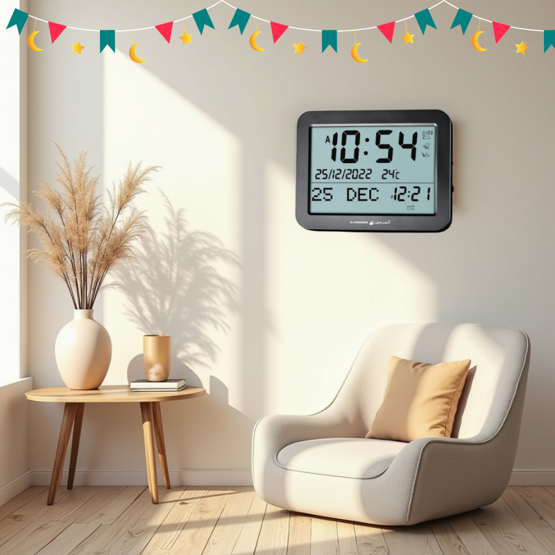 Muslim Prayer Time Wall Clock™ – Azan Reminder