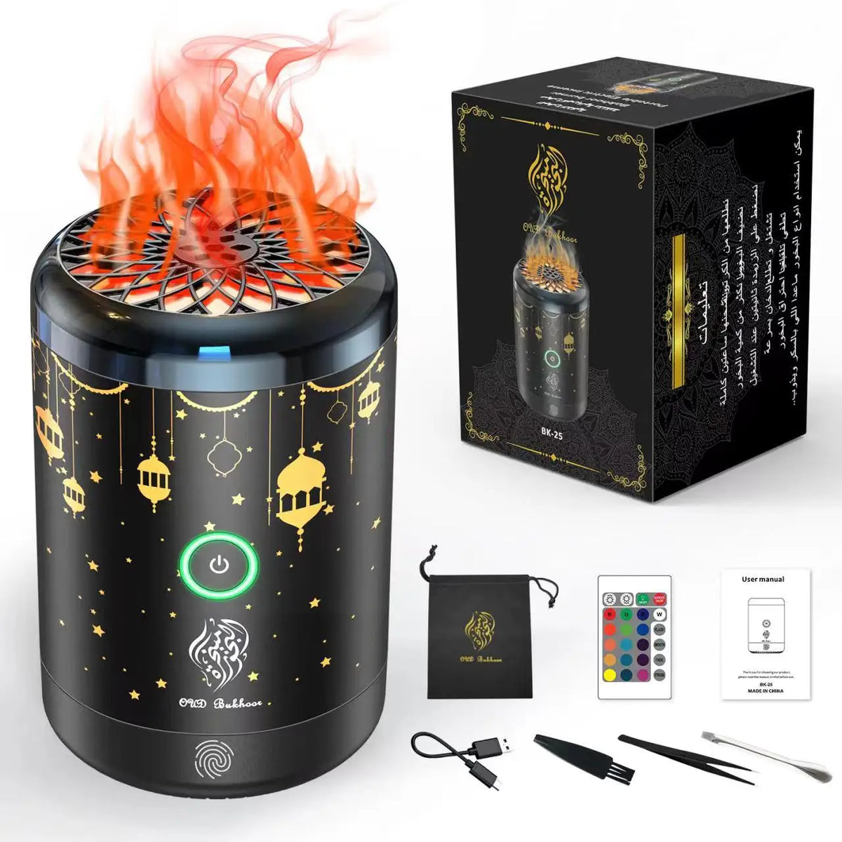 Supplier photo 4: exact USB rechargeable bakhoor burner