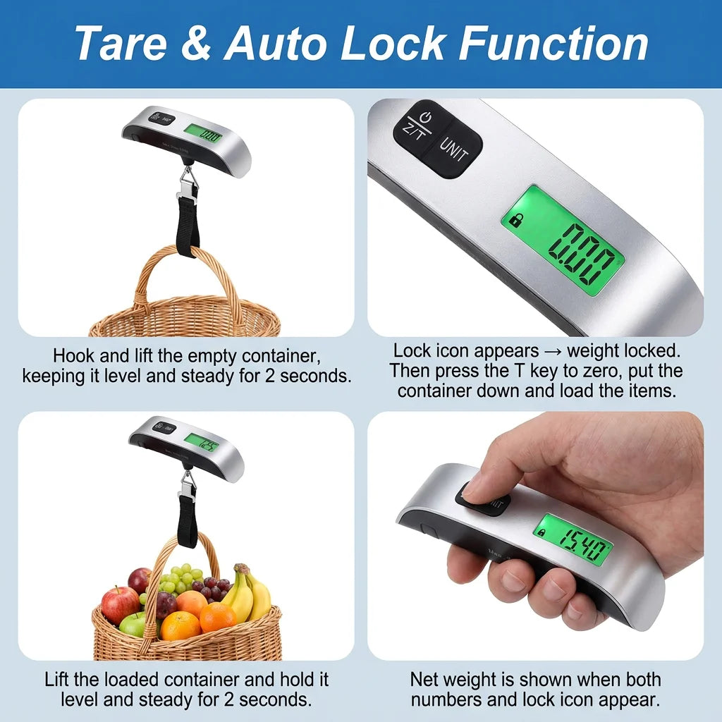 Digital Luggage Scale for Travel - supplier image 4