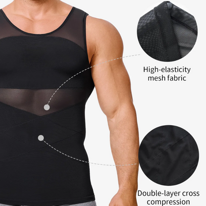 Men's Compression Shirt for Body Shaping & Slimming