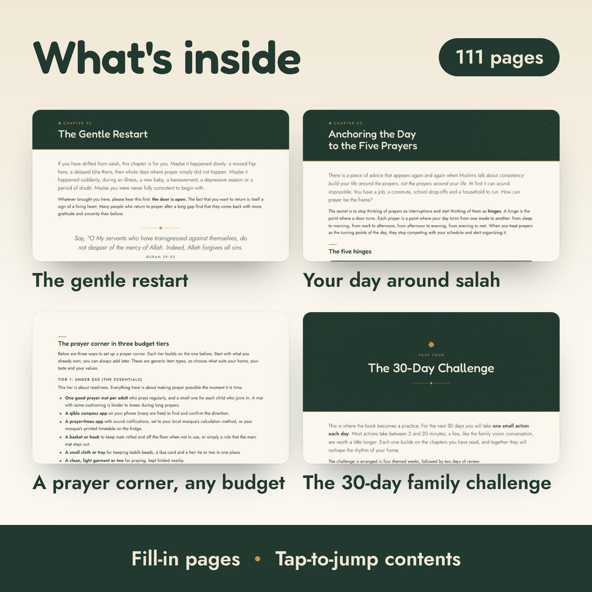 The Barakah Home: what's inside the book
