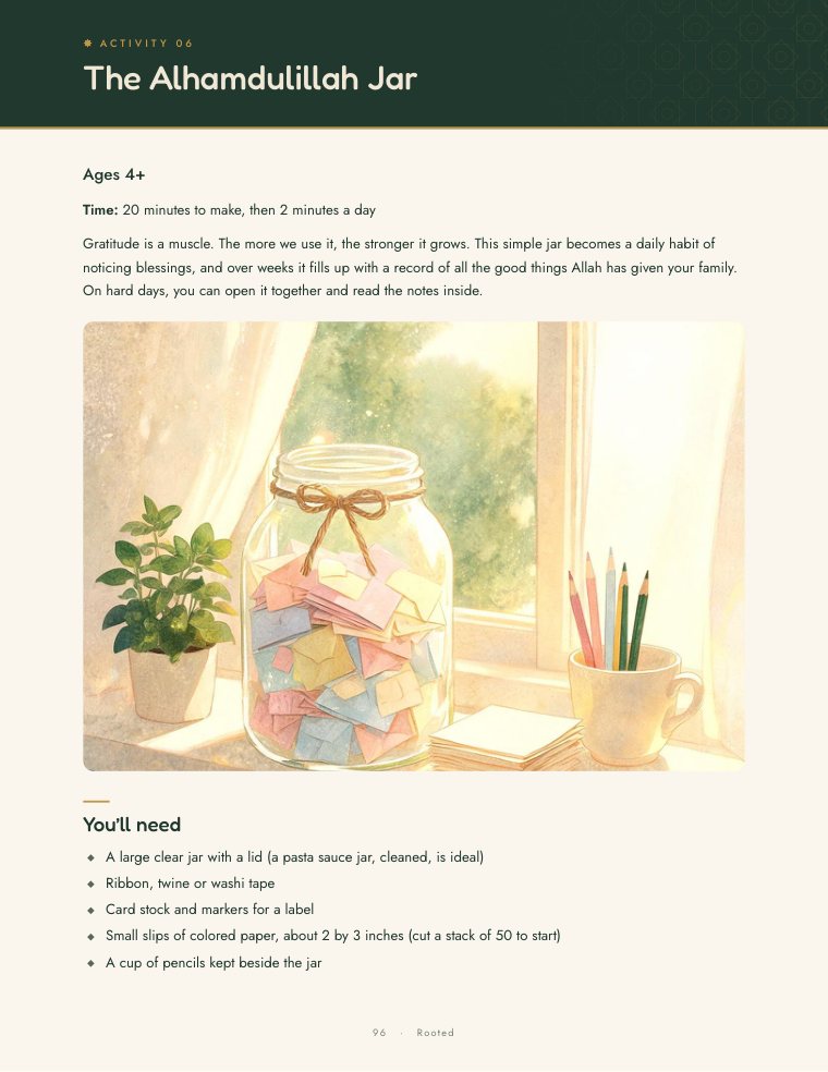 Activity: The Alhamdulillah Jar