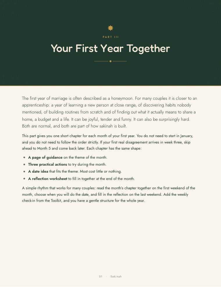 Your first real disagreement