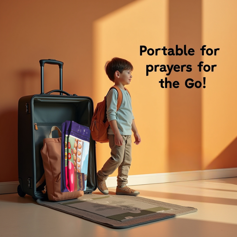 Darlida Junior Digital Prayer Mat – Interactive LED Guidance for Little Worshipers 🌟