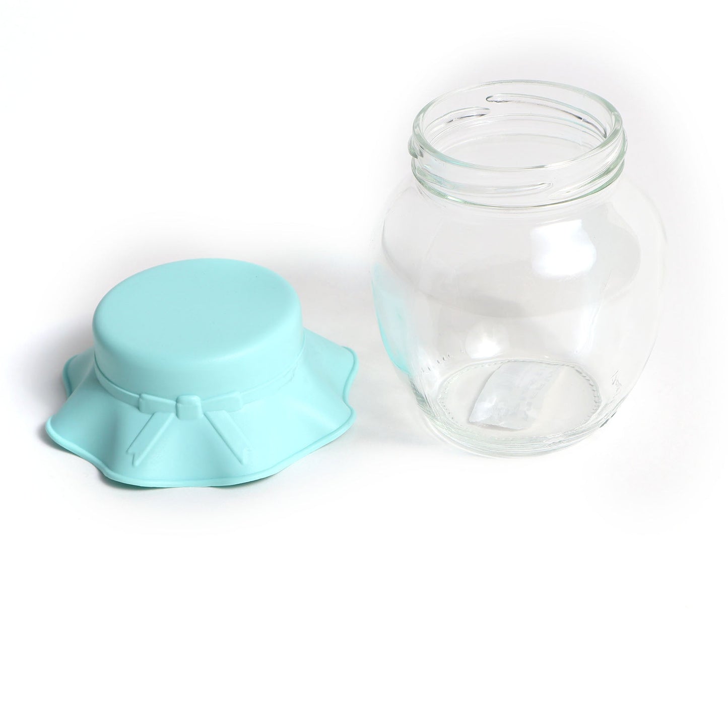 Lace Glass Jars with Lid
