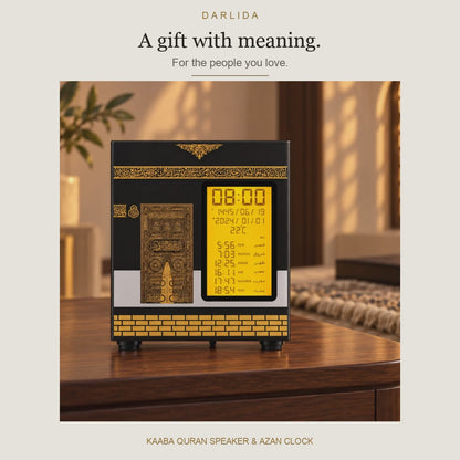 Kaaba Quran Speaker & Azan Clock