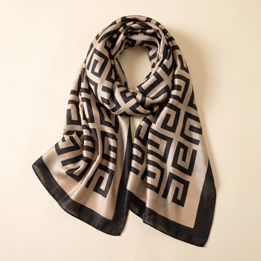 Luxury Long Silk Scarf