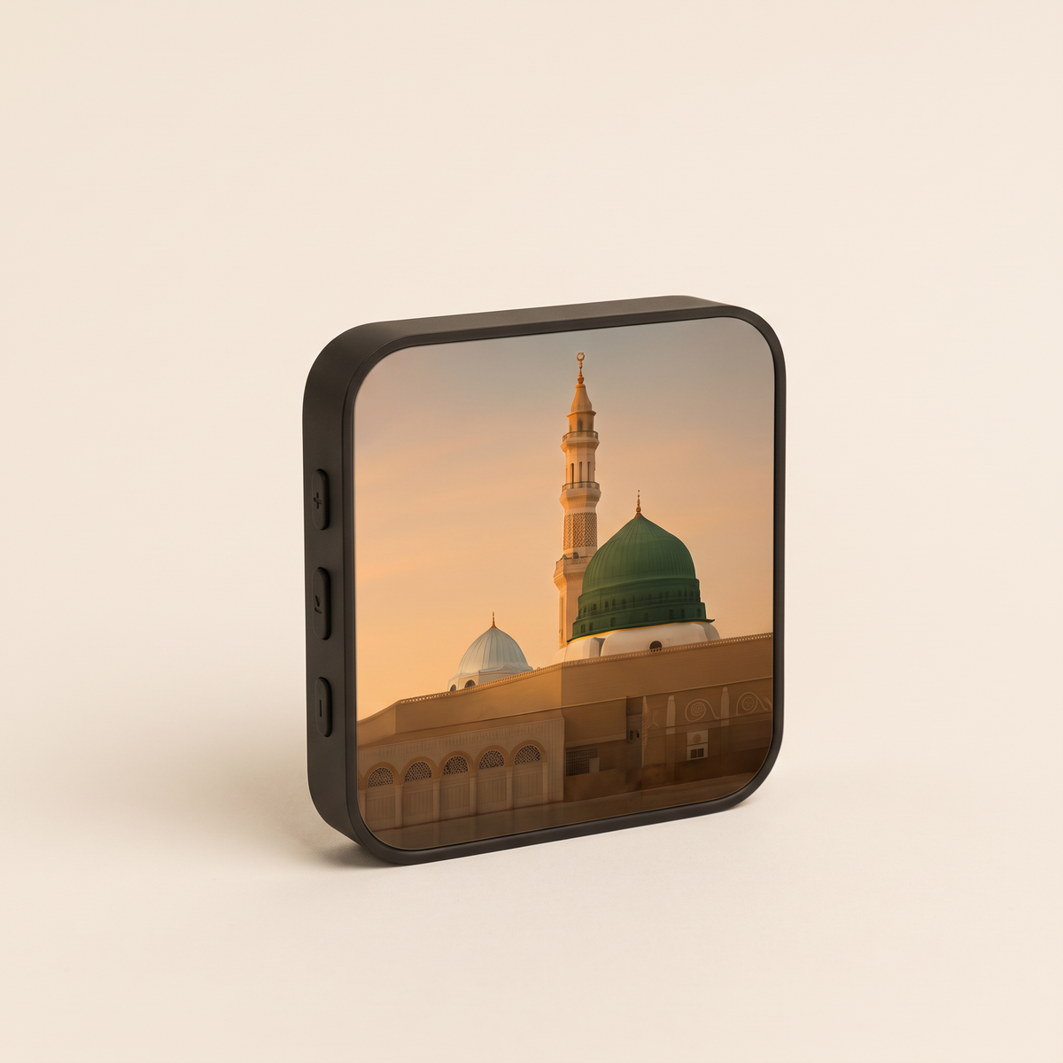 Quran speaker magnet on ivory background