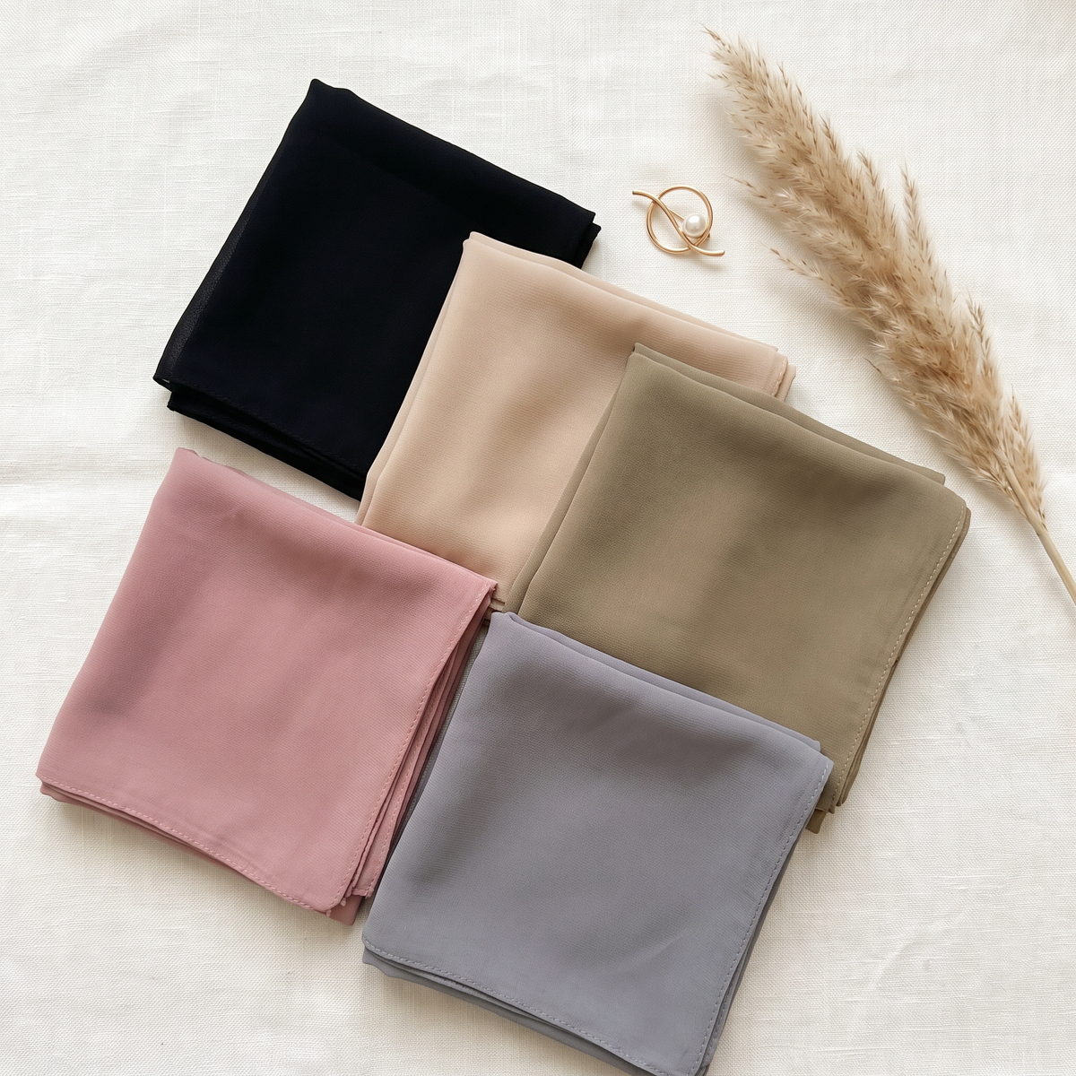 Instant Chiffon Scarf colors