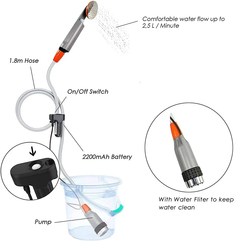 Supplier photo 3: exact portable shower pump