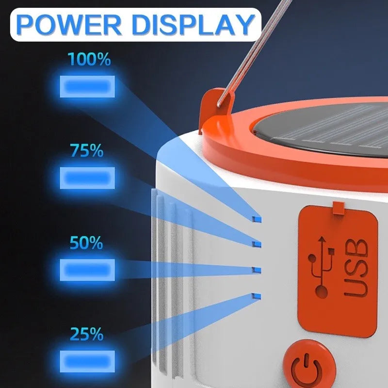 Solar & USB Rechargeable Lantern - supplier image 3